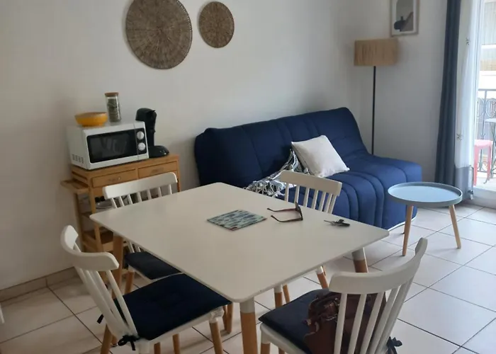 Vue Laterale Mer, 1 , Wifi, Climatisation, Parking Securise Couvert Apartman