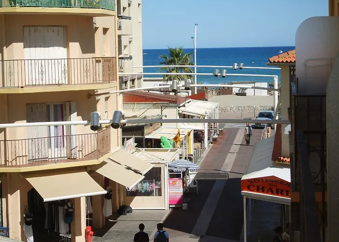 Apartman Vue Laterale Mer, 1 , Wifi, Climatisation, Parking Securise Couvert Canet-en-Roussillon